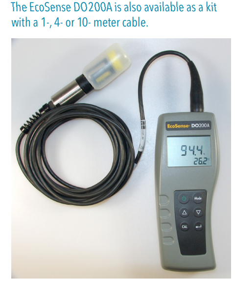 Thiết bị đo Oxy hòa tan (DO)/Nhiệt độ cầm tay EcoSense DO200A, Hãng YSI/Xylem